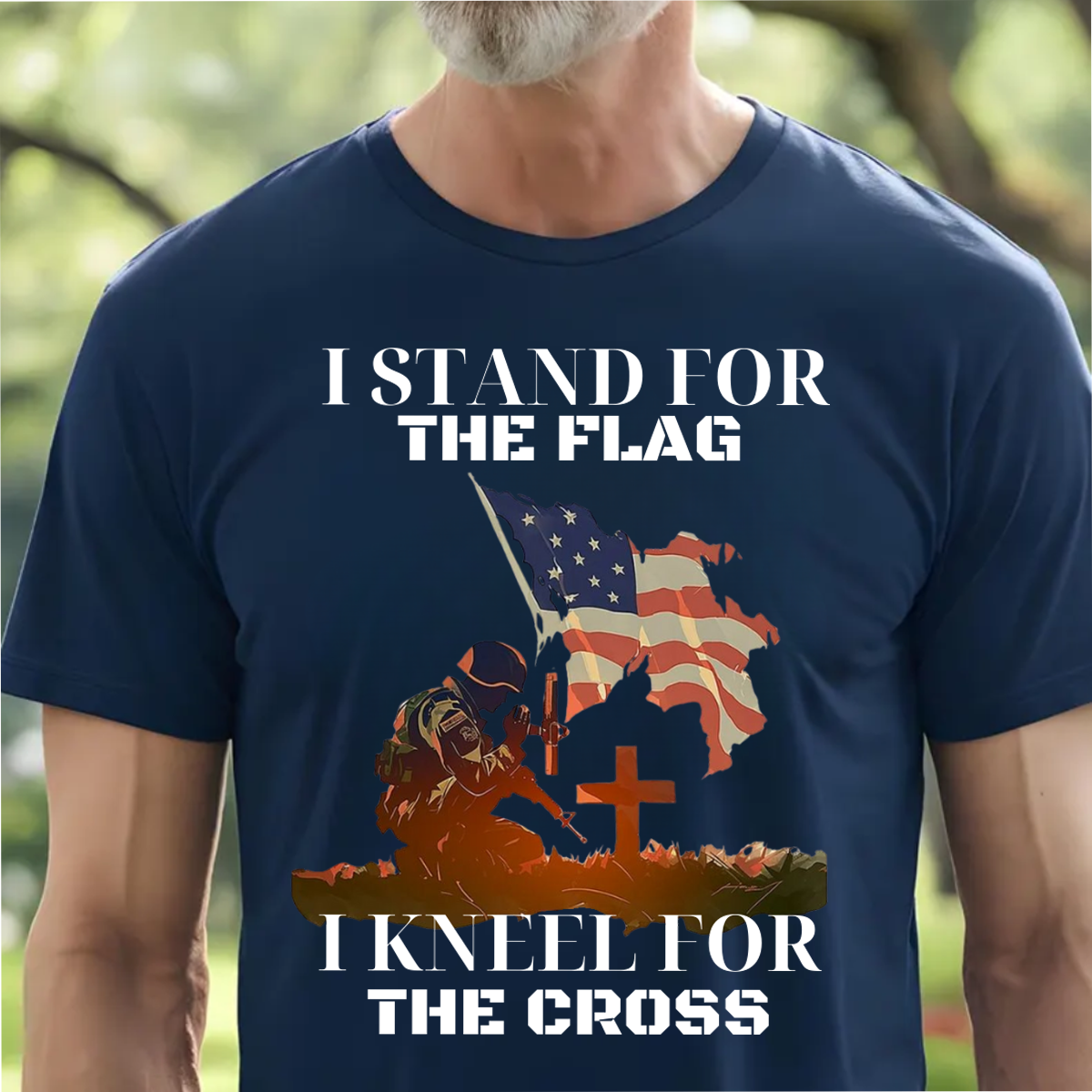U.S. Veteran Shirt - Stand For The Flag, Kneel For The Cross - Proud Veteran Shirt, Perfect Gift For Veteran