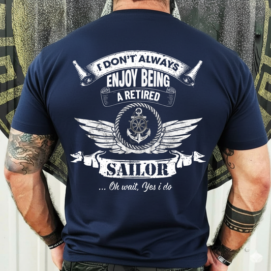 Retired Sailor Veteran Shirt – Funny Pride Tee – Perfect Gift for Veterans