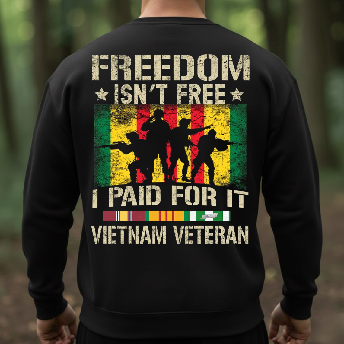Freedom Isn’t Free Vietnam Veteran Shirt, Sweatshirt, Hoodie – I Paid For It Military Pride Tee, Patriotic Soldier T-Shirt for Veterans Day
