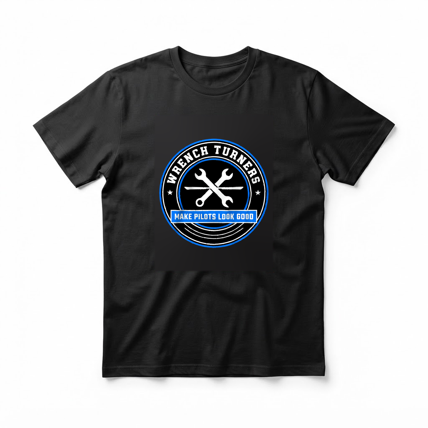 "Wrench Turners Make Pilots Look Good" T-Shirt - Funny Helicopter Mechanic Gift for Aviation Crew