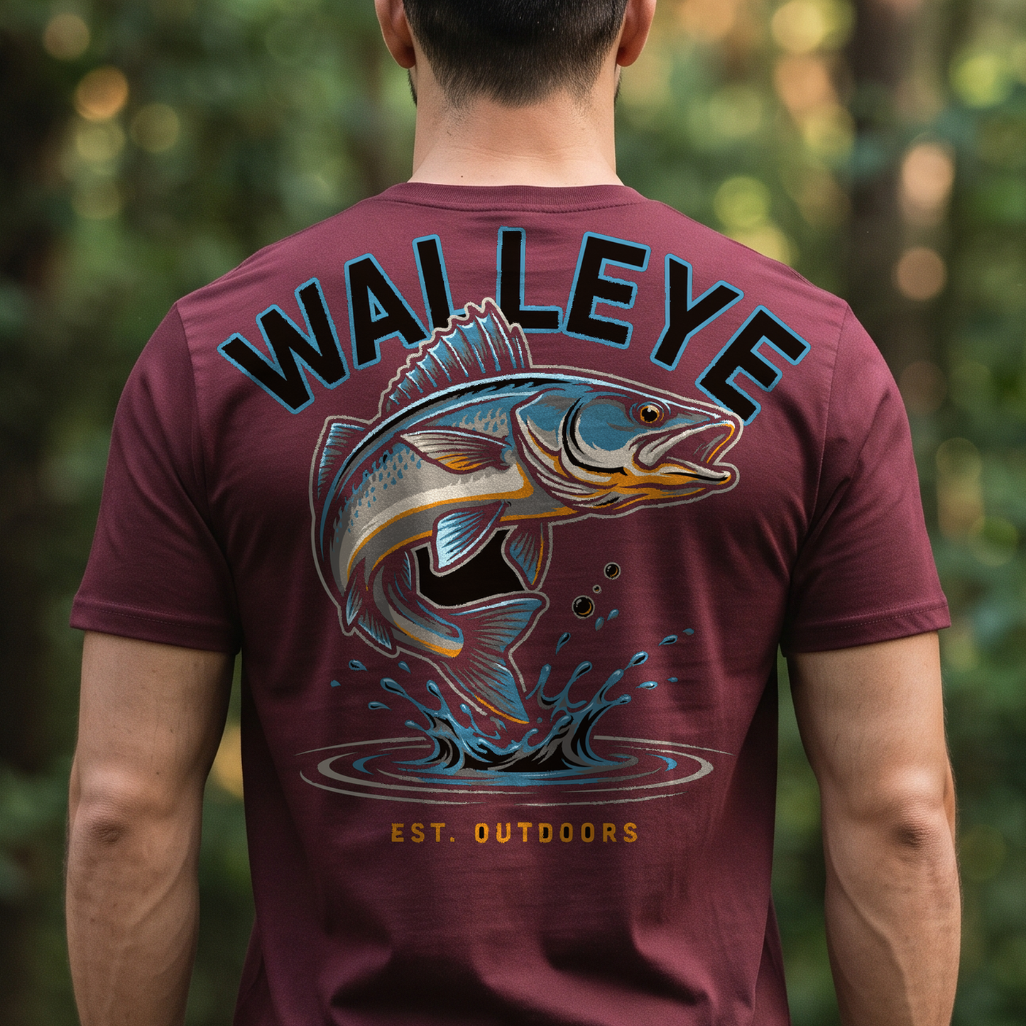 "Walleye" T-Shirt – Fishing Angler Outdoor Gift for Fishermen