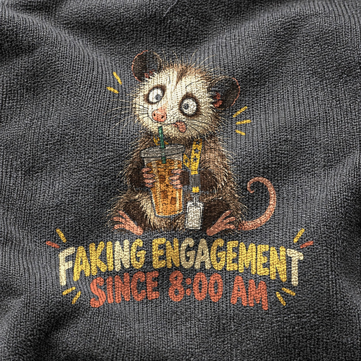 Teacher In-Service Possum Comfort Colors T-Shirt