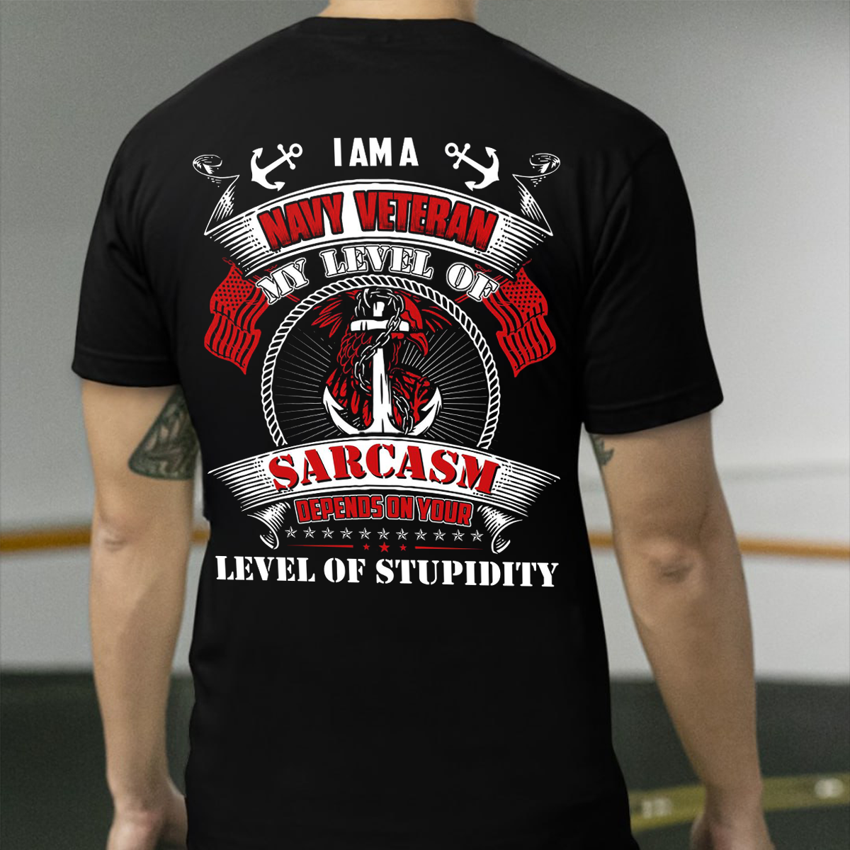 Navy Veteran Sarcasm Shir, Military Humor T-Shirt, Patriotic Veteran Apparel, Sarcasm Level Tee, Veteran Pride Shirt, Military Humor Gift
