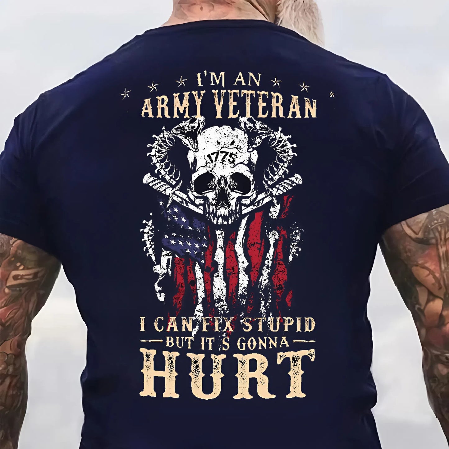U.S. Veteran Shirt - I Can Fix Stupid - Funny Veteran Shirt, Perfect Gift For Veteran - Bold Military Humor (Copy)