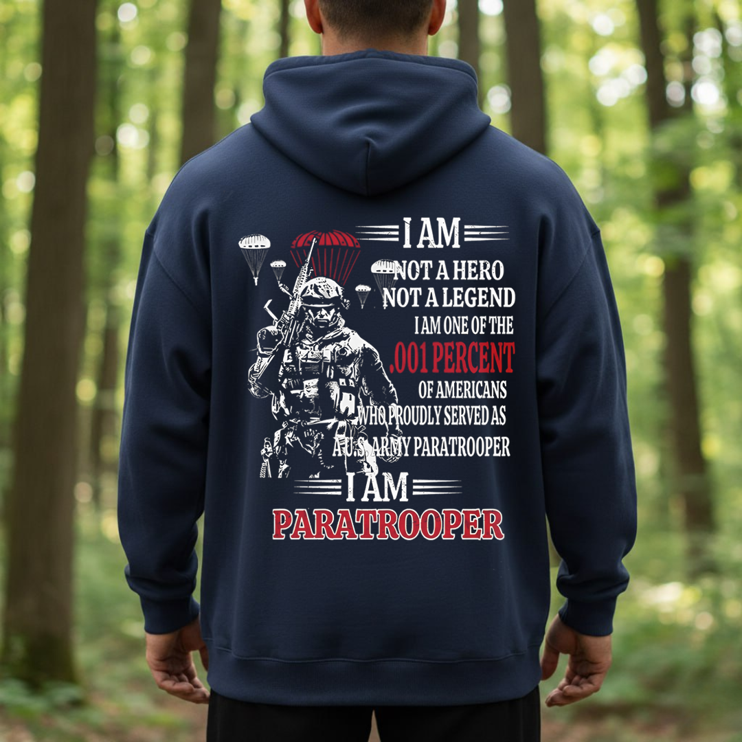 Paratrooper .001 Percent – Proud U.S. Army Paratrooper Veteran T-Shirt, SweatShirt, Hoodie, Gift for every Paratroopers Veterans Day