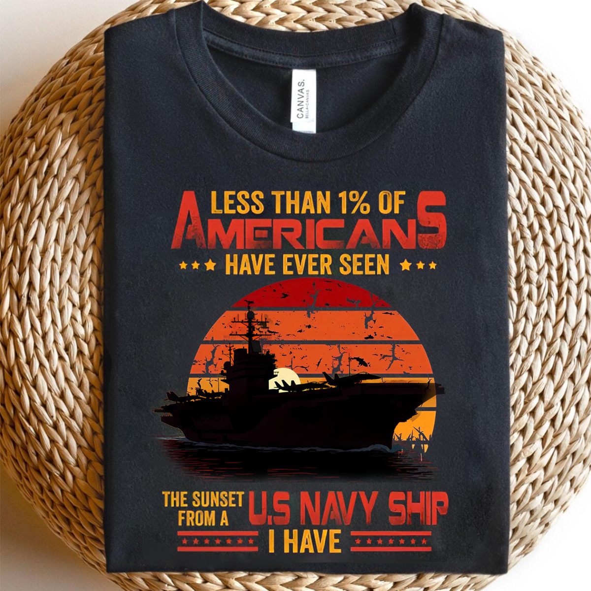 Navy Veteran Pride Tee – I’ve Seen the Sunset from a U.S. Navy Ship