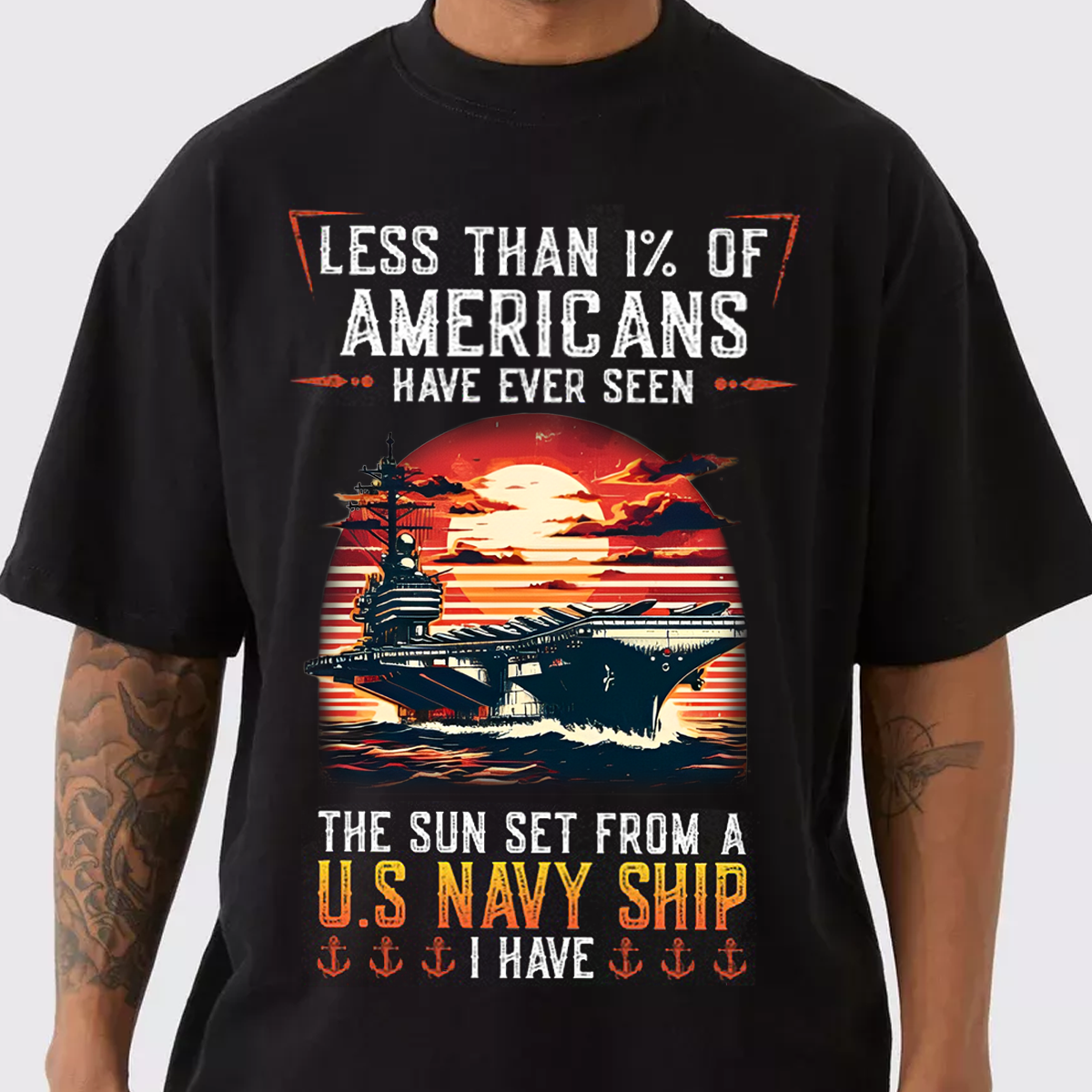 US Navy Sunset Shirt – Less Than 1% of Americans Have Seen This View
