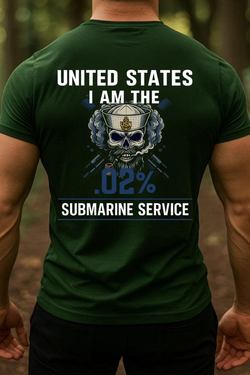 I am the .02% U.S Submarine Veteran, Submarine Service T-Shirt, Gift for Veterans Day