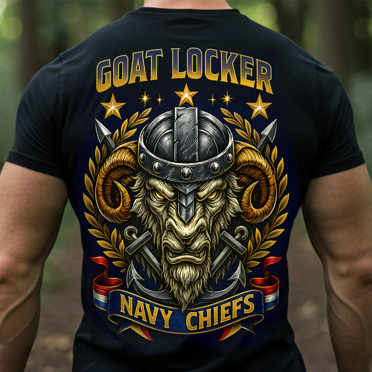 US Navy Goat Locker Chiefs Shirt - Military Veteran Pride Apparel Hoodie Sweatshirt