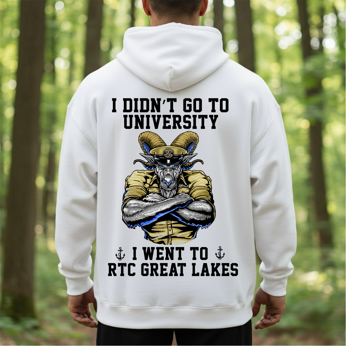 I Didn’t Go to University I Went to RTC Great Lakes Shirt – Proud Sailor Veteran Design Hoodie, Sweatshirt for Veterans