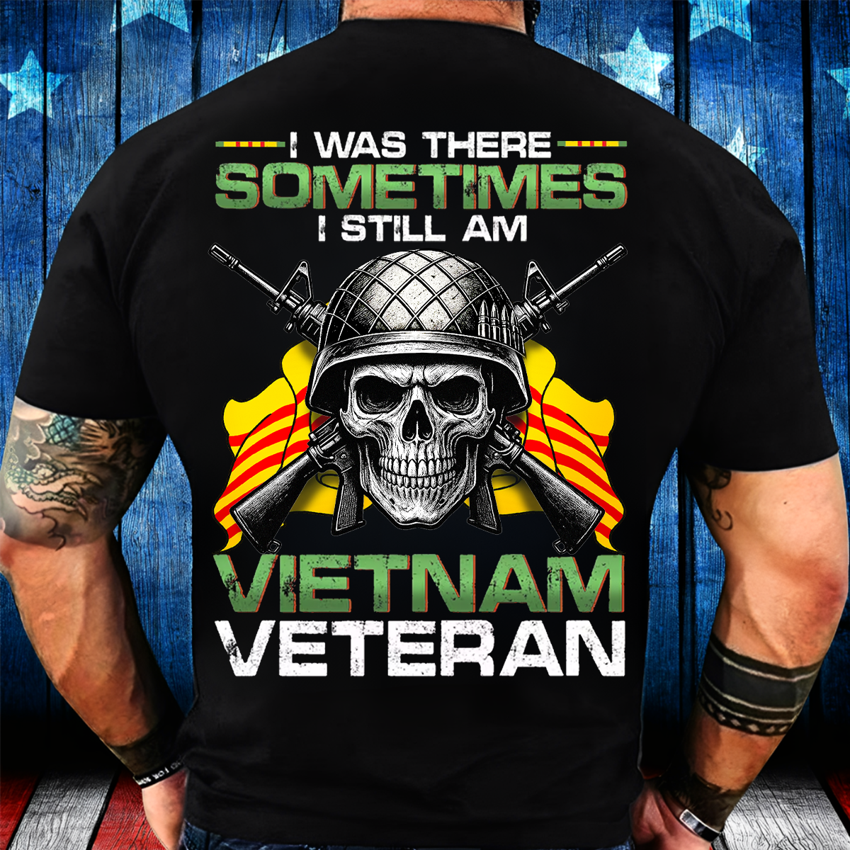 Vietnam War Veteran Shirt – I Was There Sometimes I Still Am Skull Military Tee, Gift For Him