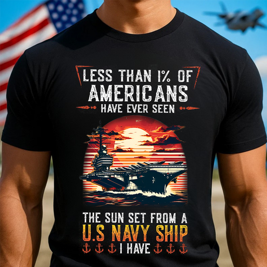 US Navy Sunset Shirt – Less Than 1% of Americans Have Seen This View
