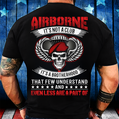 Airborne Veteran Brotherhood Shirt – Military Paratrooper Graphic Tee
