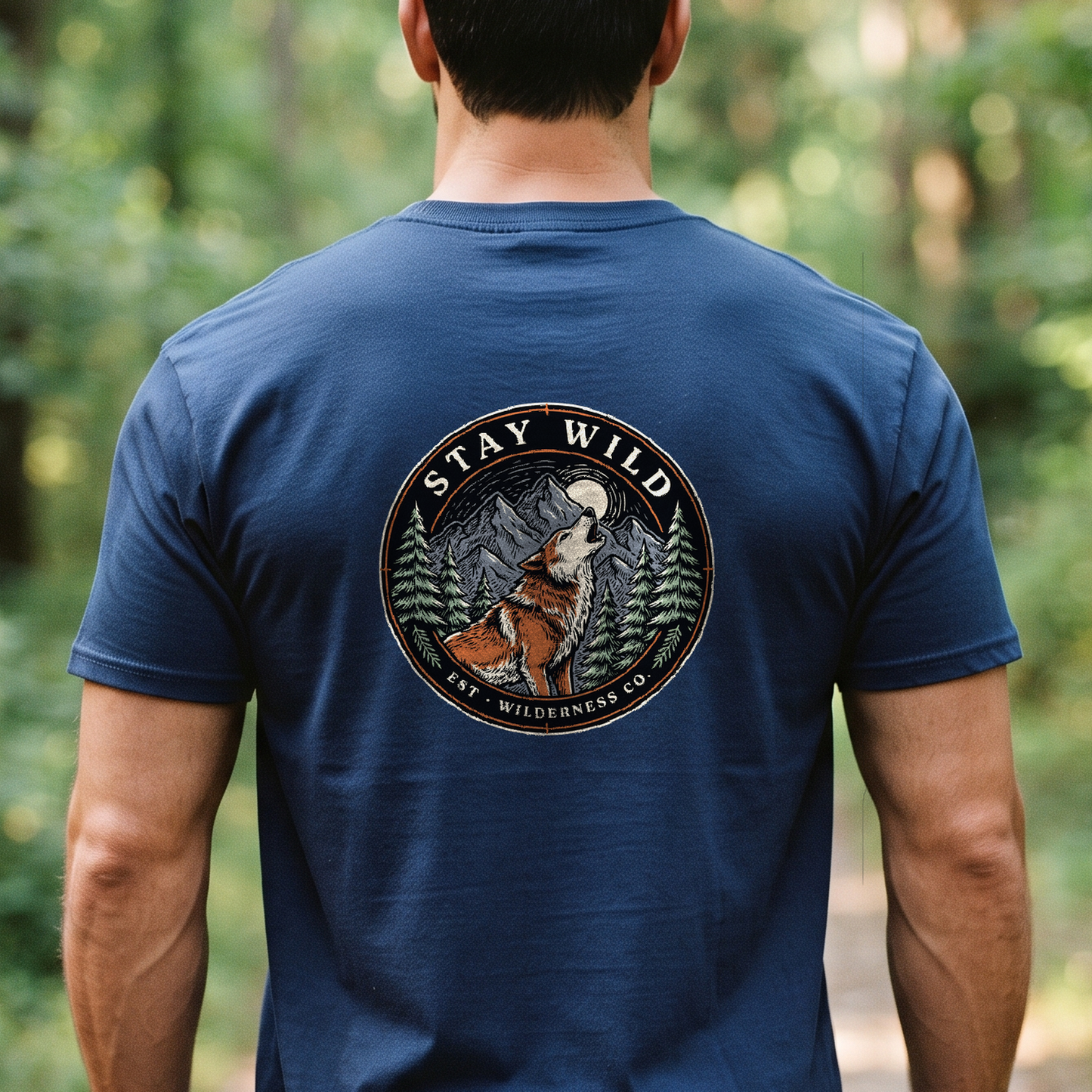 "Stay Wild" T-Shirt – Outdoor Nature Wilderness Gift for Hikers