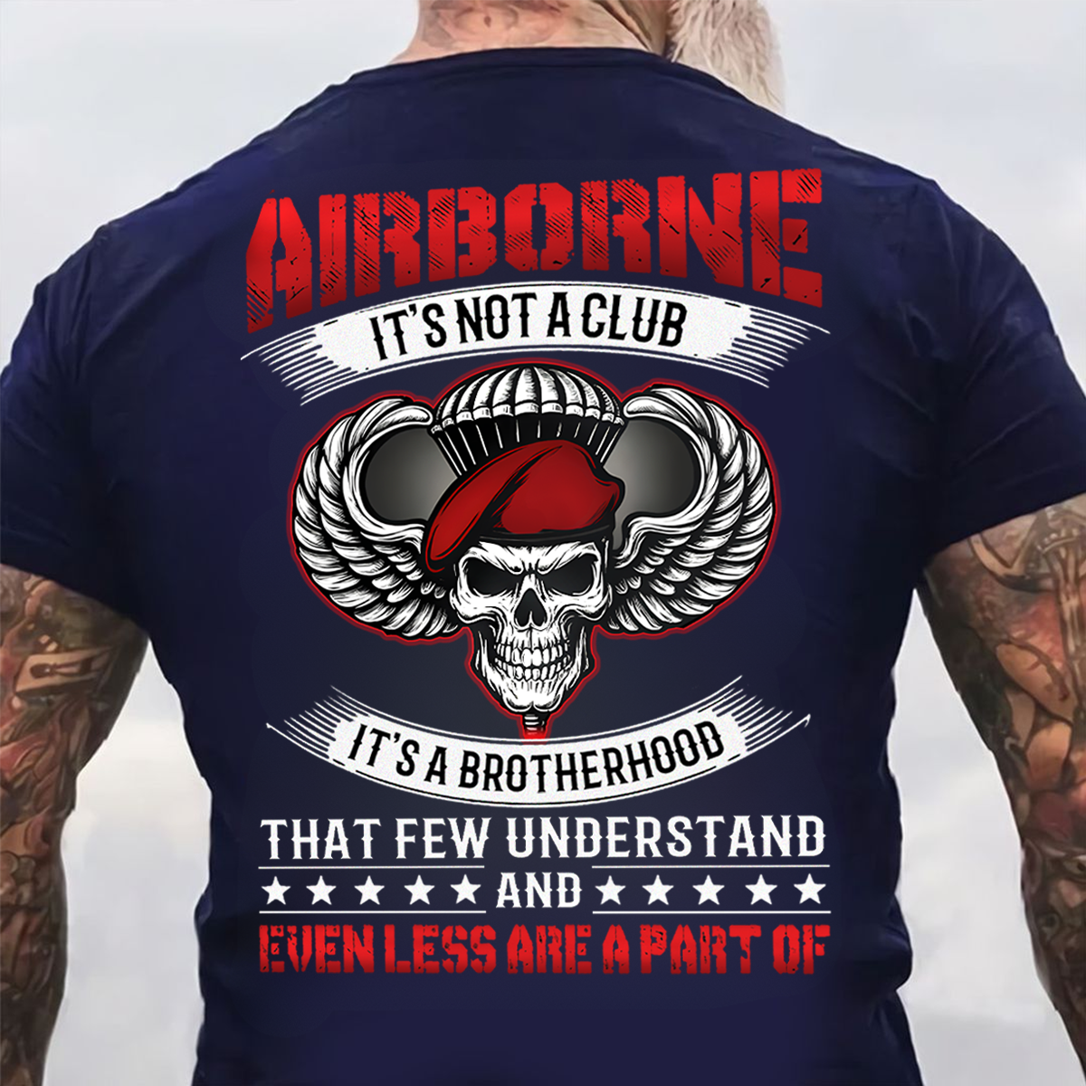 Airborne Veteran Brotherhood Shirt – Military Paratrooper Graphic Tee