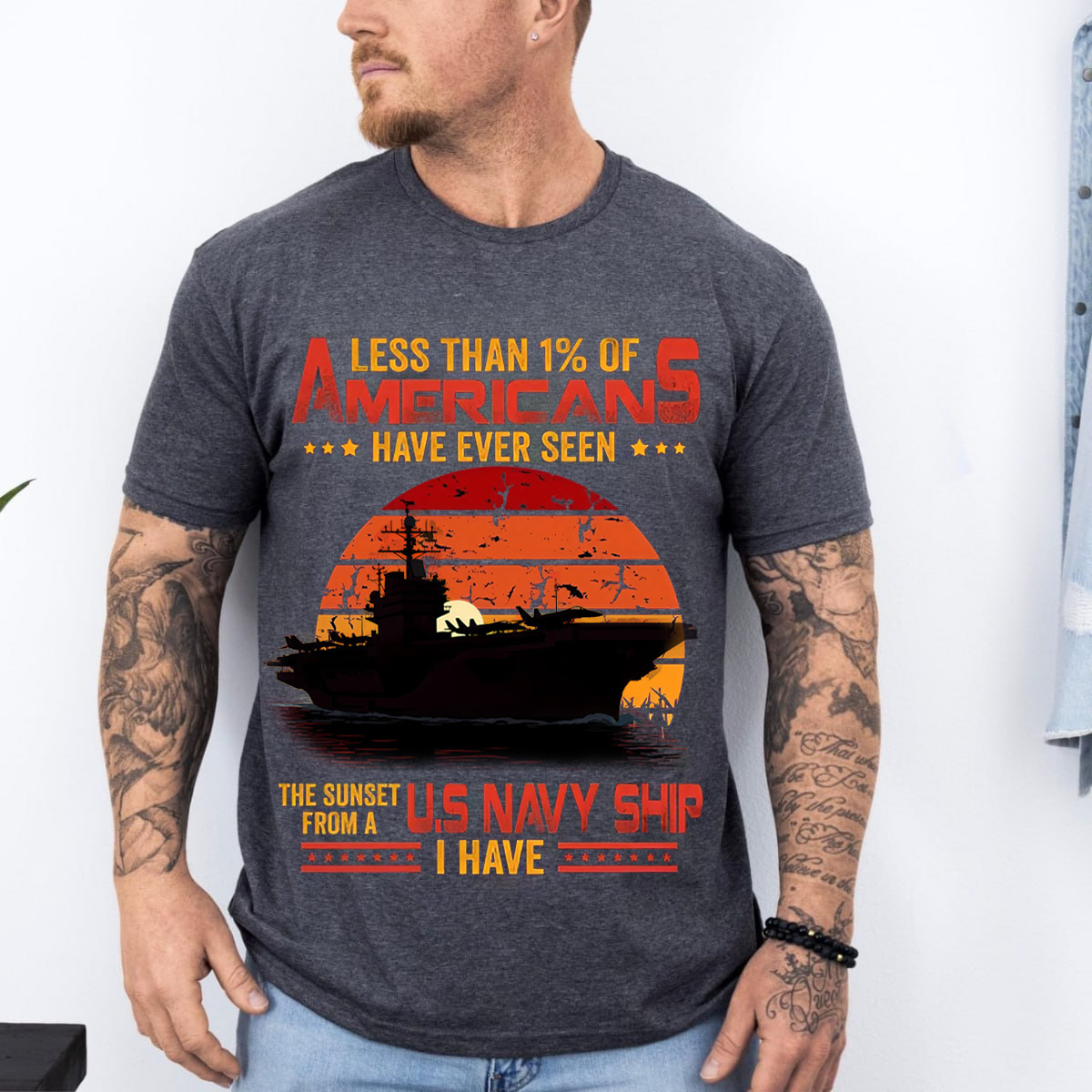 Navy Veteran Pride Tee – I’ve Seen the Sunset from a U.S. Navy Ship