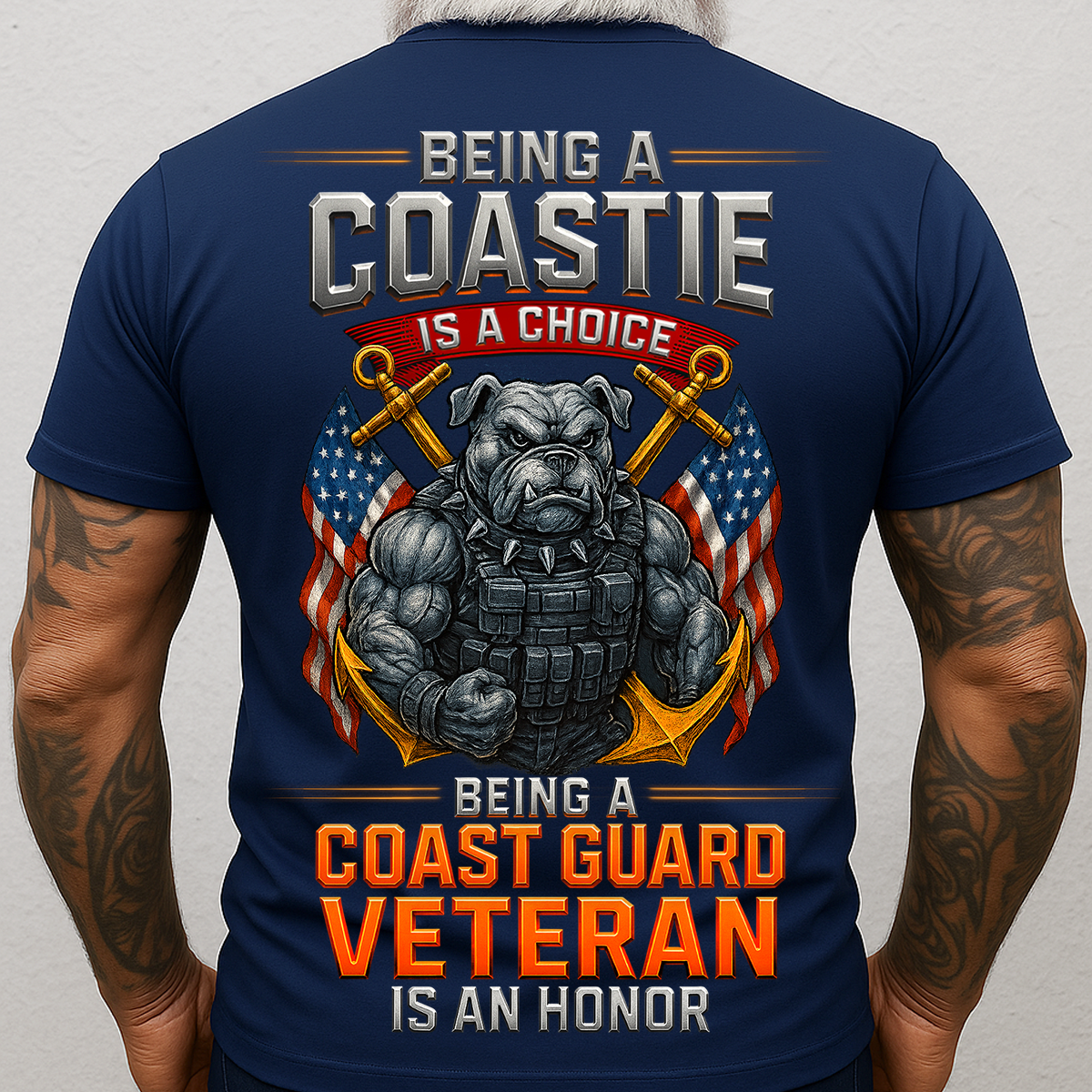 Coast Guard Veteran T-Shirt – Being a Coastie Is a Choice, Veteran Is an Honor USCG Tee, Gift For Veteran's Day