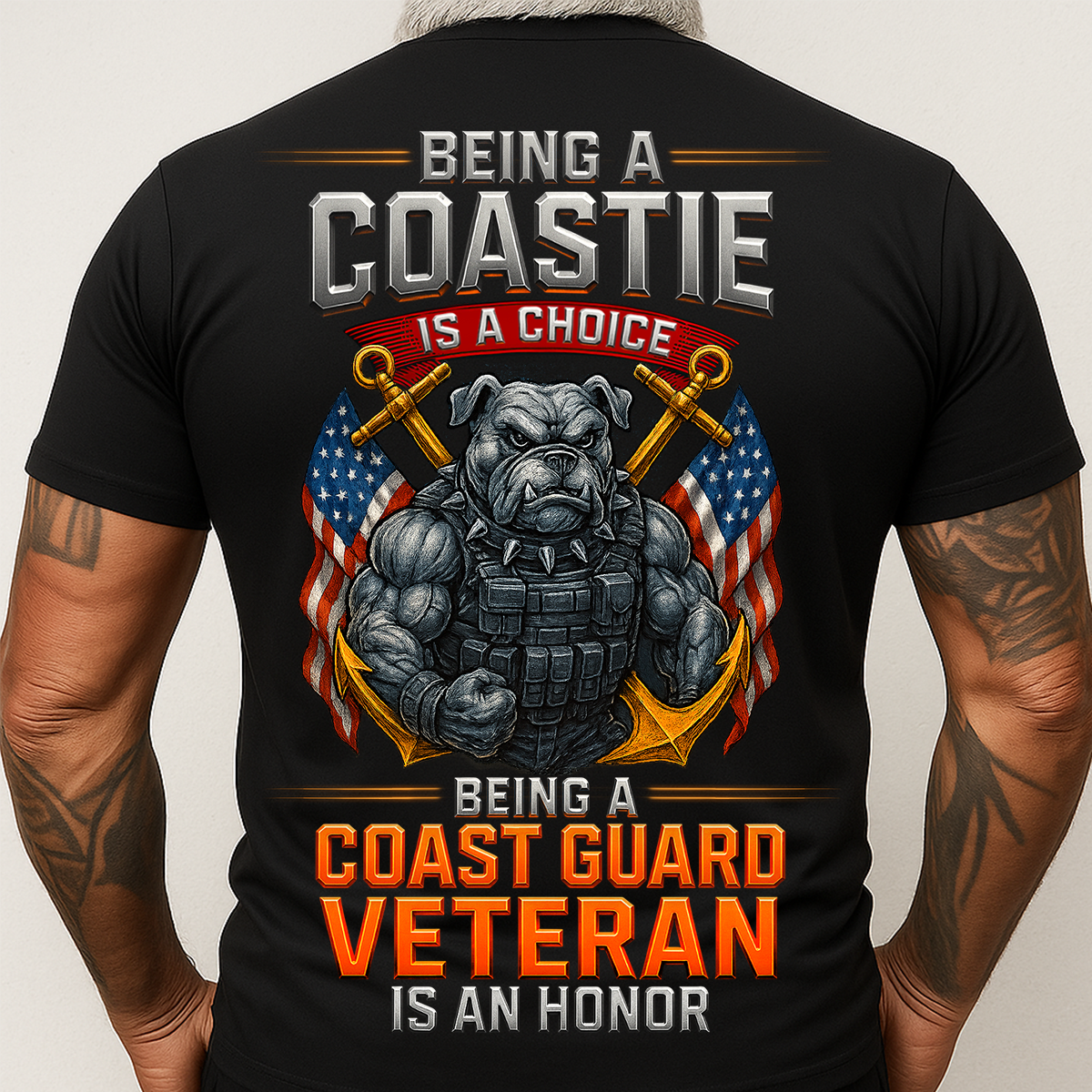 Coast Guard Veteran T-Shirt – Being a Coastie Is a Choice, Veteran Is an Honor USCG Tee, Gift For Veteran's Day