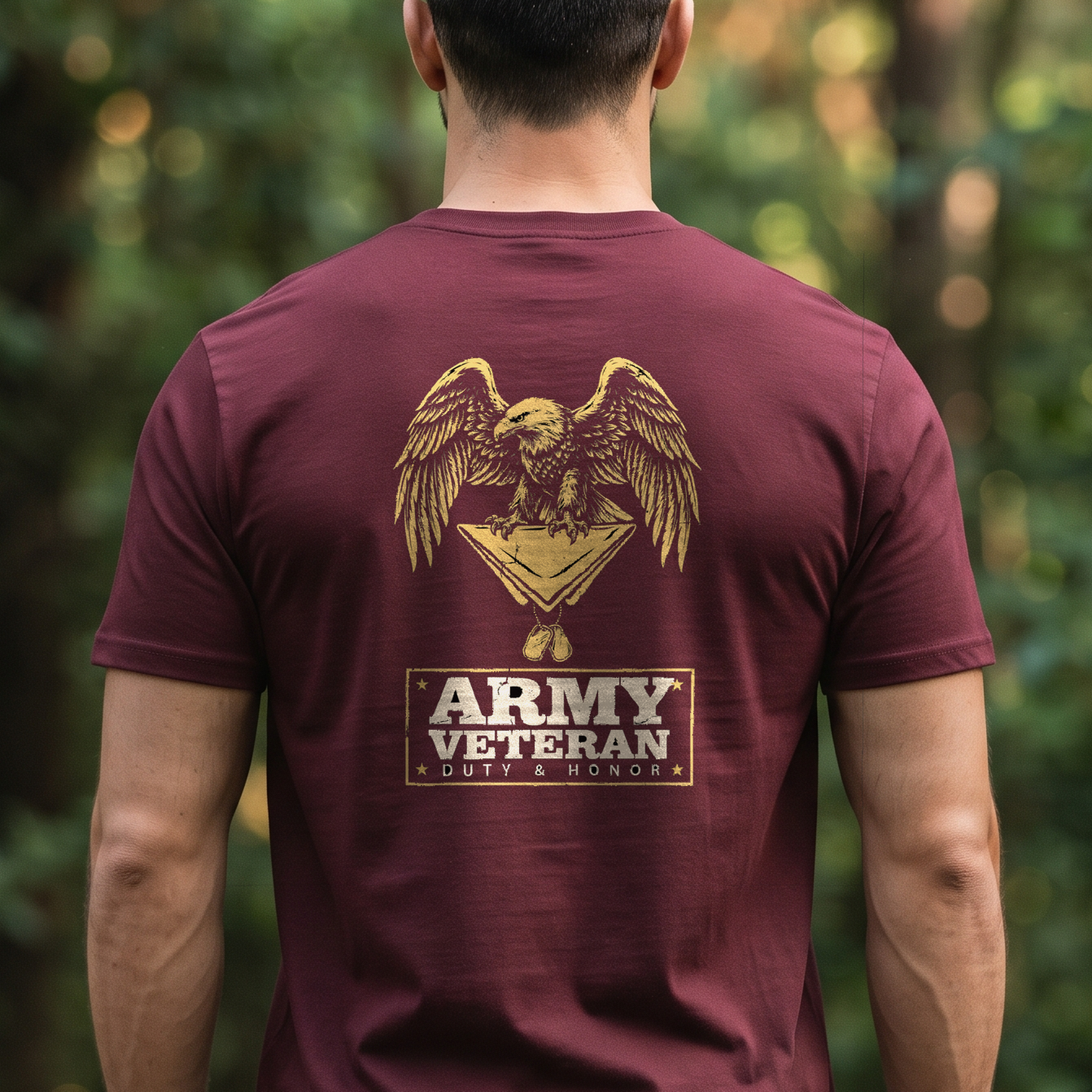 "Army Veteran" T-Shirt – Patriotic Military Veteran Pride Gift for Veterans Day