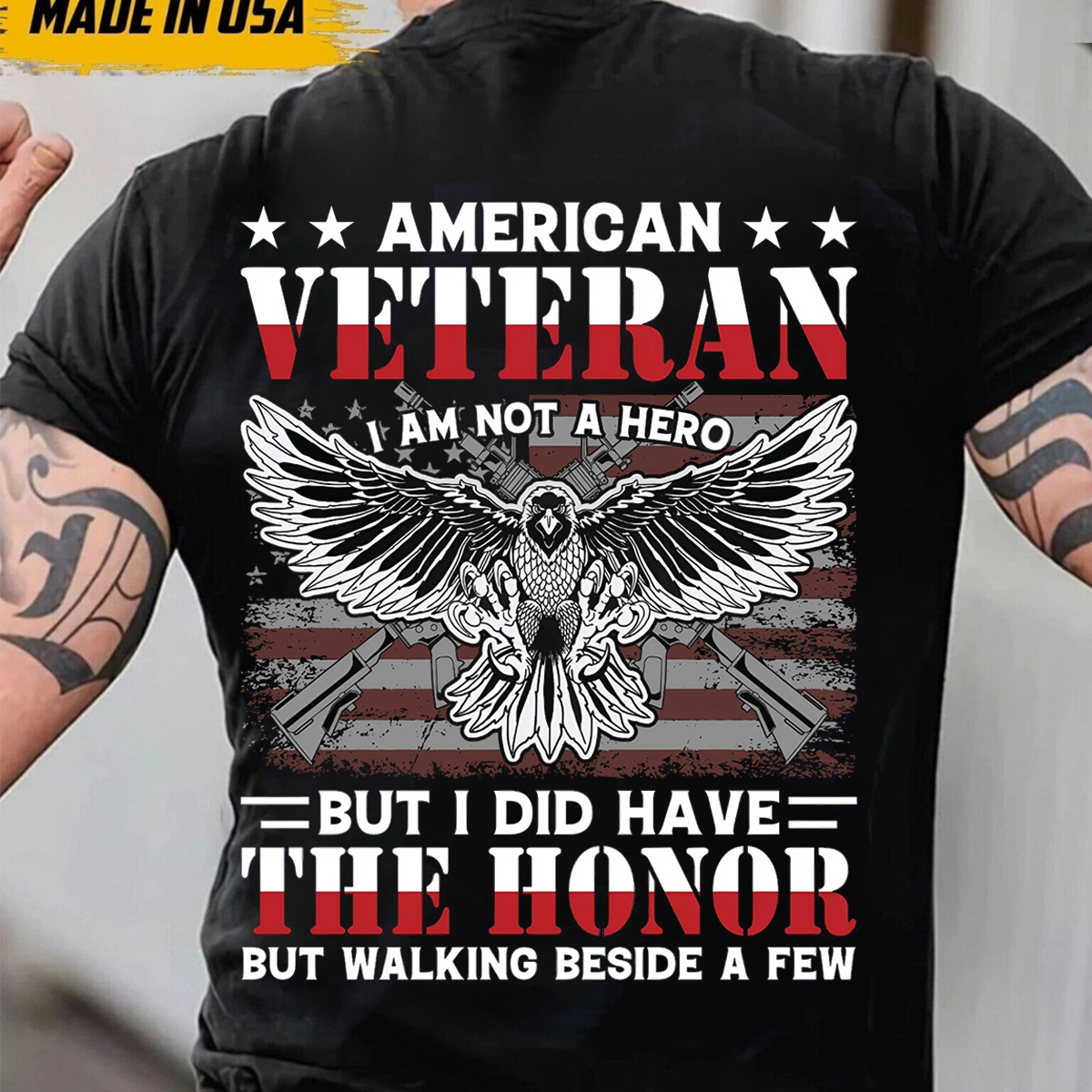 American Veteran T-Shirt – Honor, Pride & Brotherhood