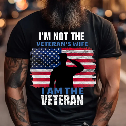 U.S Veteran Shirt - I Am The Veteran - Proud Veteran Shirt