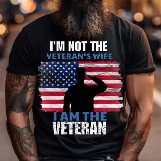 U.S Veteran Shirt - I Am The Veteran - Proud Veteran Shirt