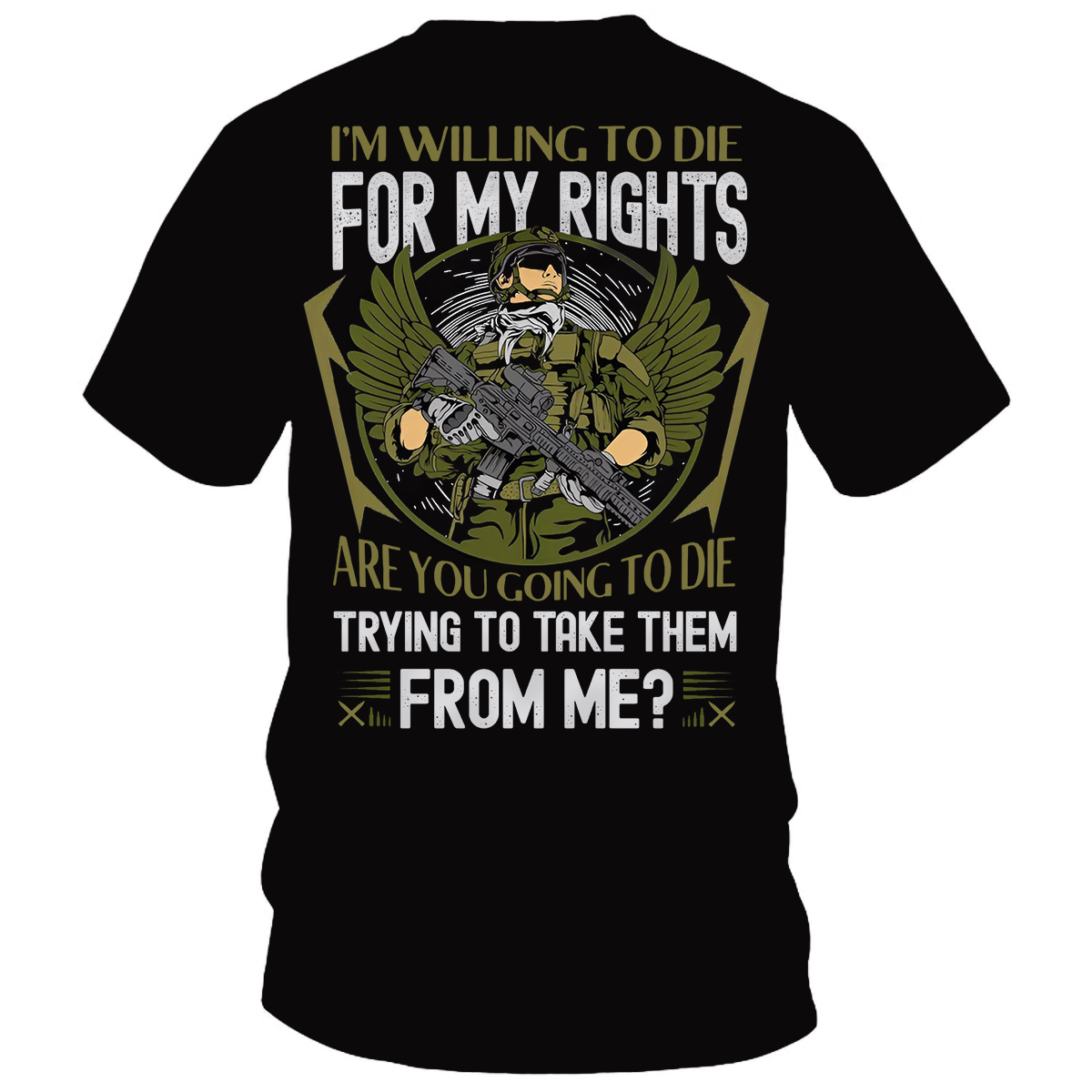 Veteran Spirit Shirt - I’ll Fight for What’s Right, American Veteran Pride Tee