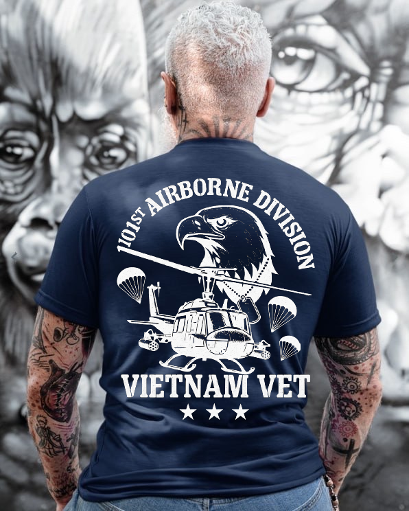 101st Airborne Division Vietnam Veteran, UH-1 Huey and Eagle Design, Gift for Veterans Day