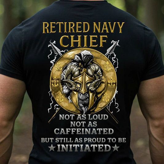 Retired Navy Chief Veteran – USN Veteran Pride Goat Design, Gift for Veterans Day