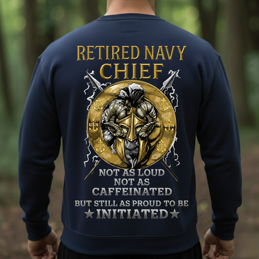 Retired Navy Chief Veteran – USN Veteran Pride Goat Design, Gift for Veterans Day