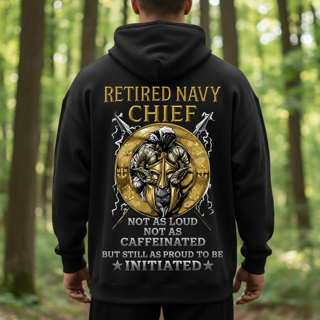 Retired Navy Chief Veteran – USN Veteran Pride Goat Design, Gift for Veterans Day