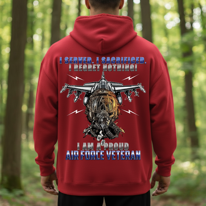 I Am A Proud Air Force Veteran – Sacrifice And Service Tee – Veteran Pride T-Shirt