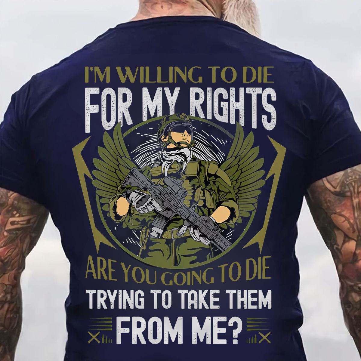 Veteran Spirit Shirt - I’ll Fight for What’s Right, American Veteran Pride Tee