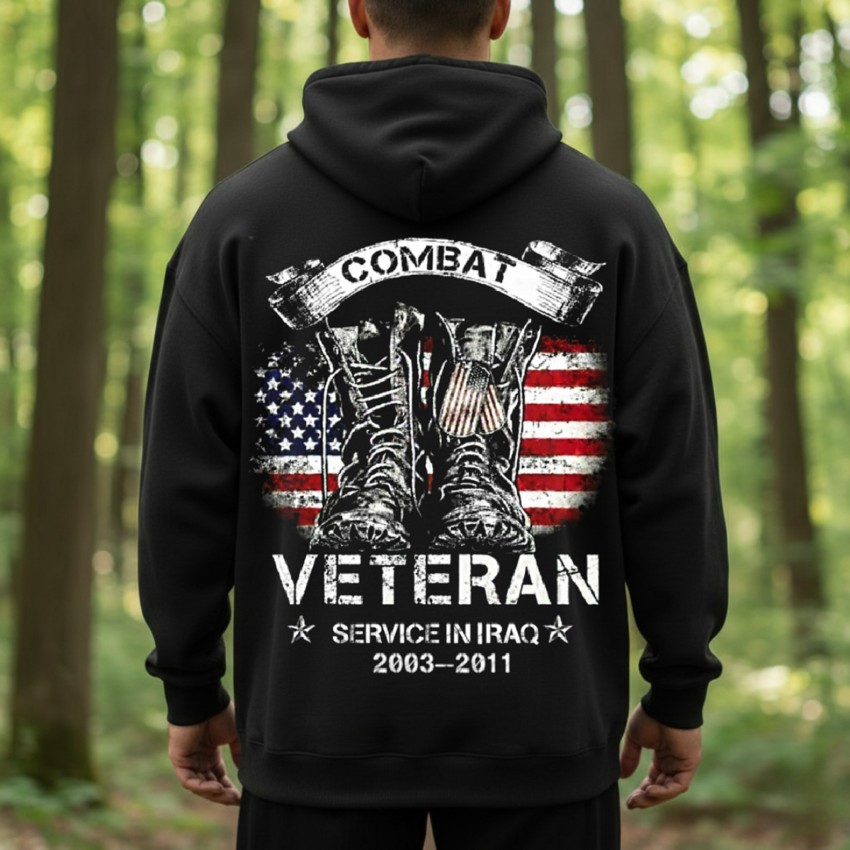 Combat Veteran Iraq 2003-2011 T-Shirt, Sweatshirt, Hoodie, Gift for Veterans Day