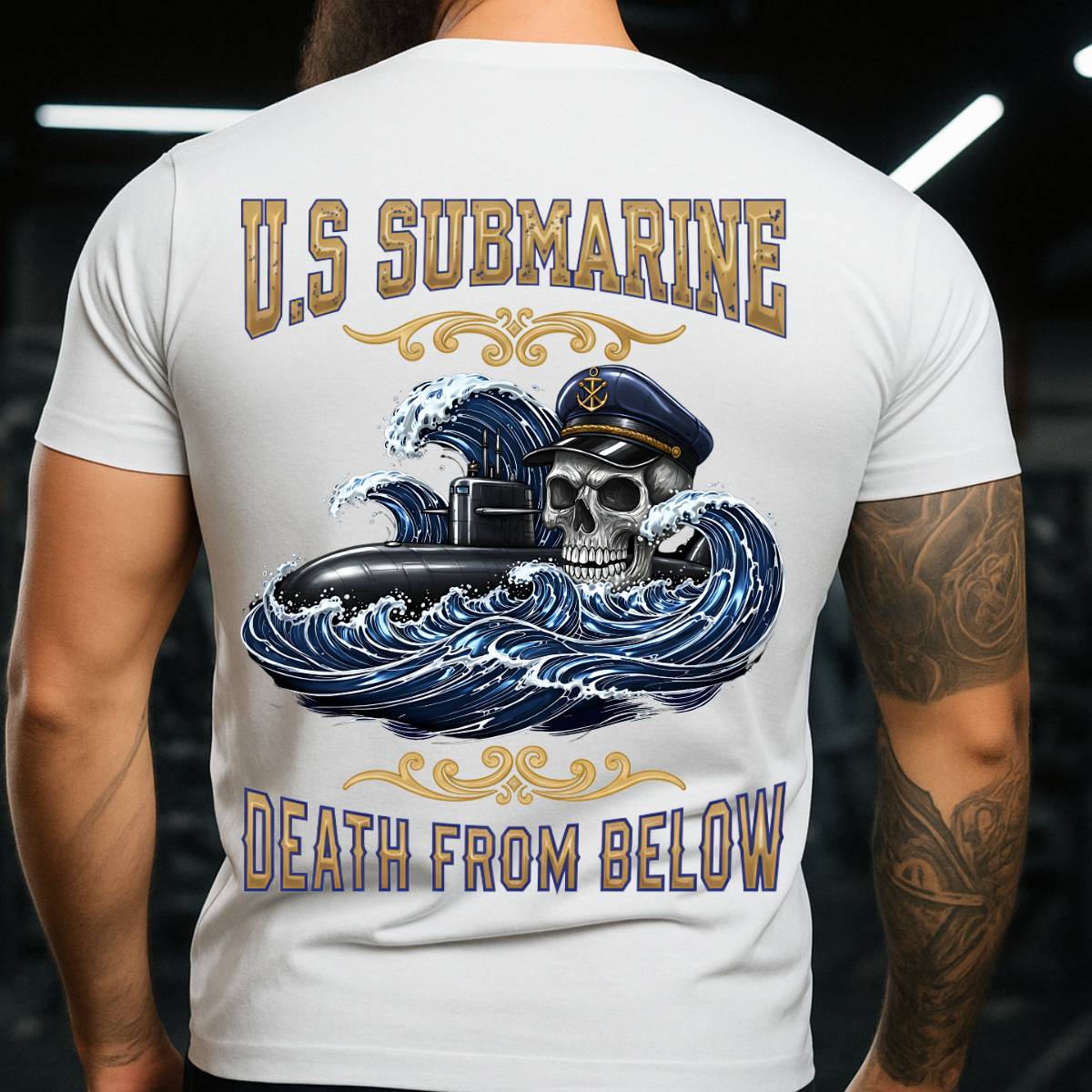 U.S Submarine T-Shirt – Death From Below – Proud Veteran Tee