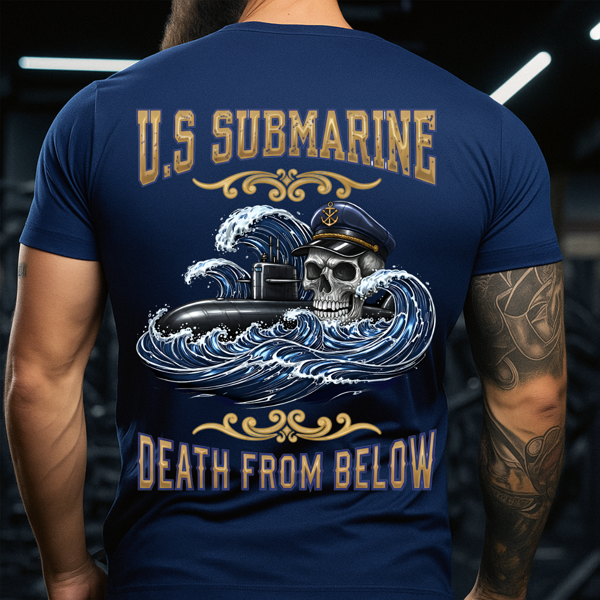 U.S Submarine T-Shirt – Death From Below – Proud Veteran Tee