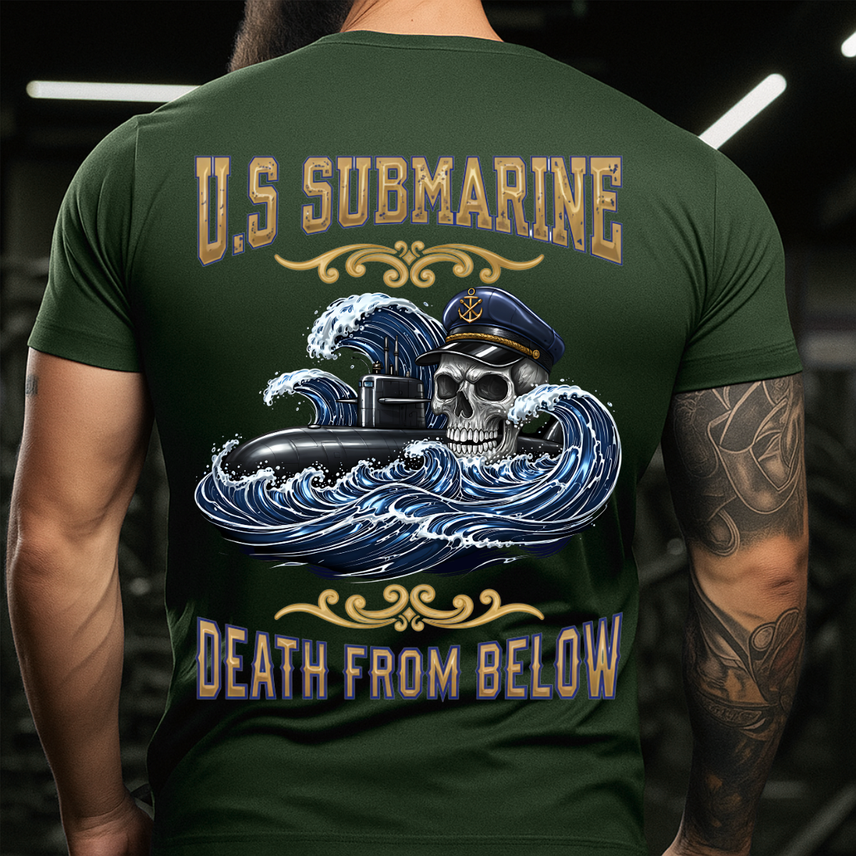 U.S Submarine T-Shirt – Death From Below – Proud Veteran Tee