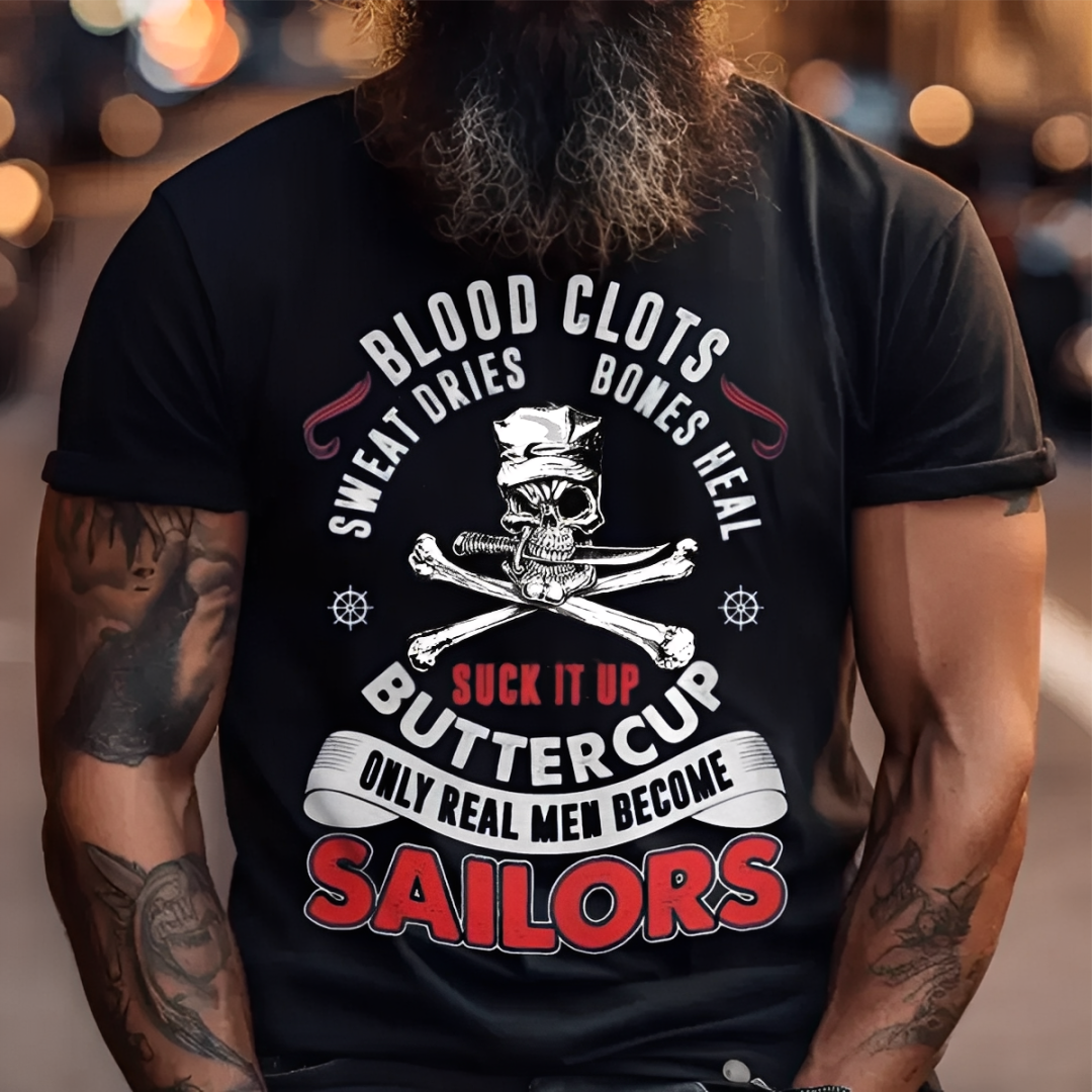 U.S Veteran Shirt - Only Real Men Became Sailor - Proud Sailor