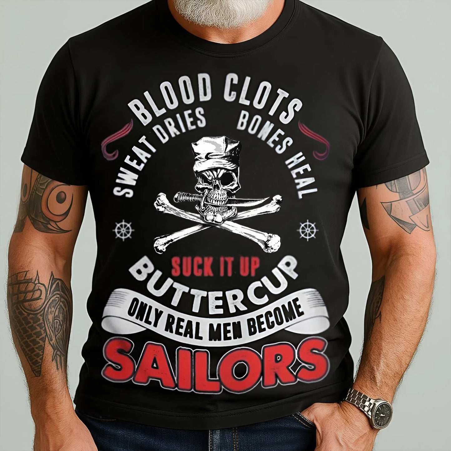 U.S Veteran Shirt - Only Real Men Became Sailor - Proud Sailor
