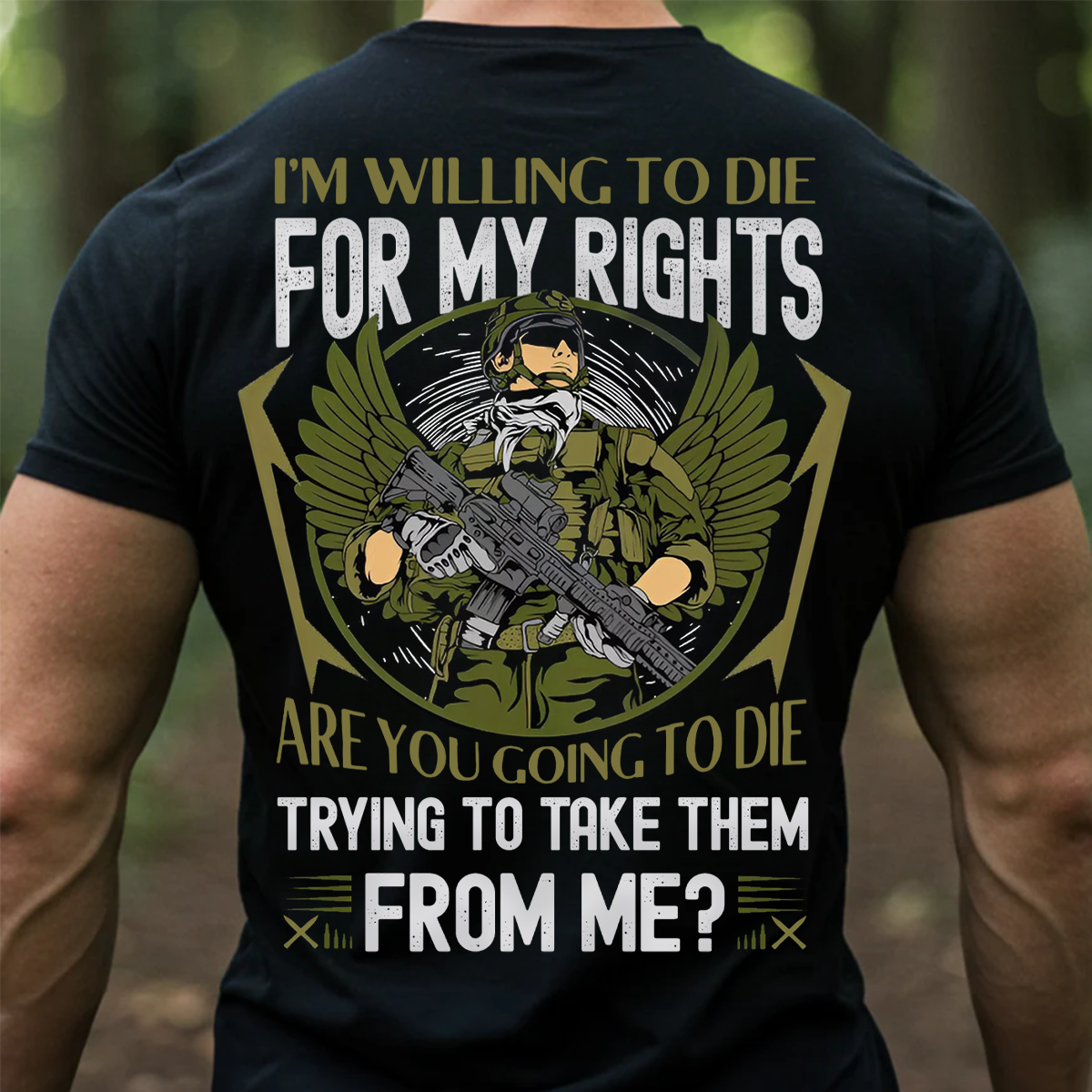 Veteran Spirit Shirt - I’ll Fight for What’s Right, American Veteran Pride Tee