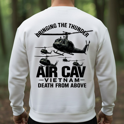 Air Cav Vietnam Veteran Shirt – Bringing the Thunder, Death From Above Helicopter Tee