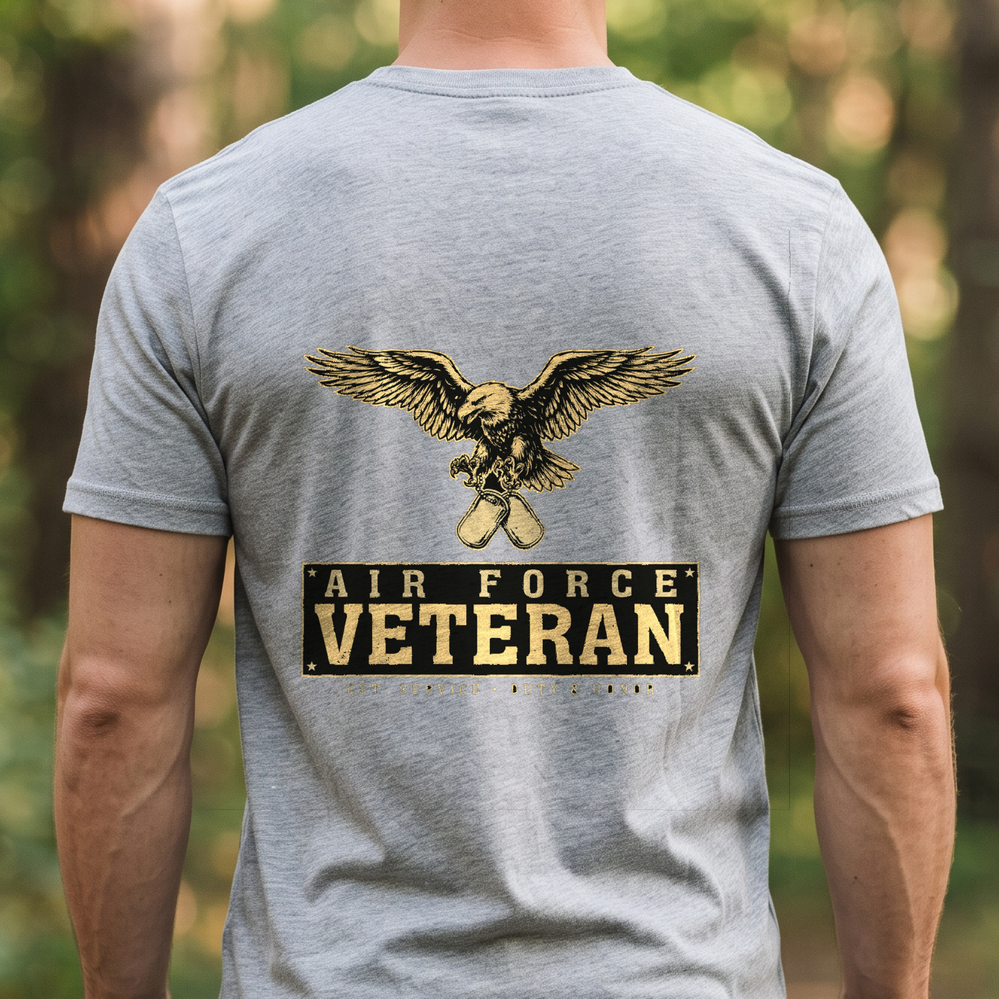 "Air Force Veteran" T-Shirt – Patriotic Military Veteran Pride Gift for Veterans Day