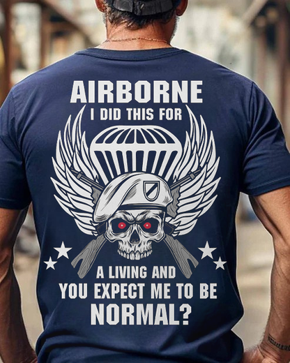 Airborne - I did this for a living, Patriotic Military Design, Gift Ideas for Veterans Day