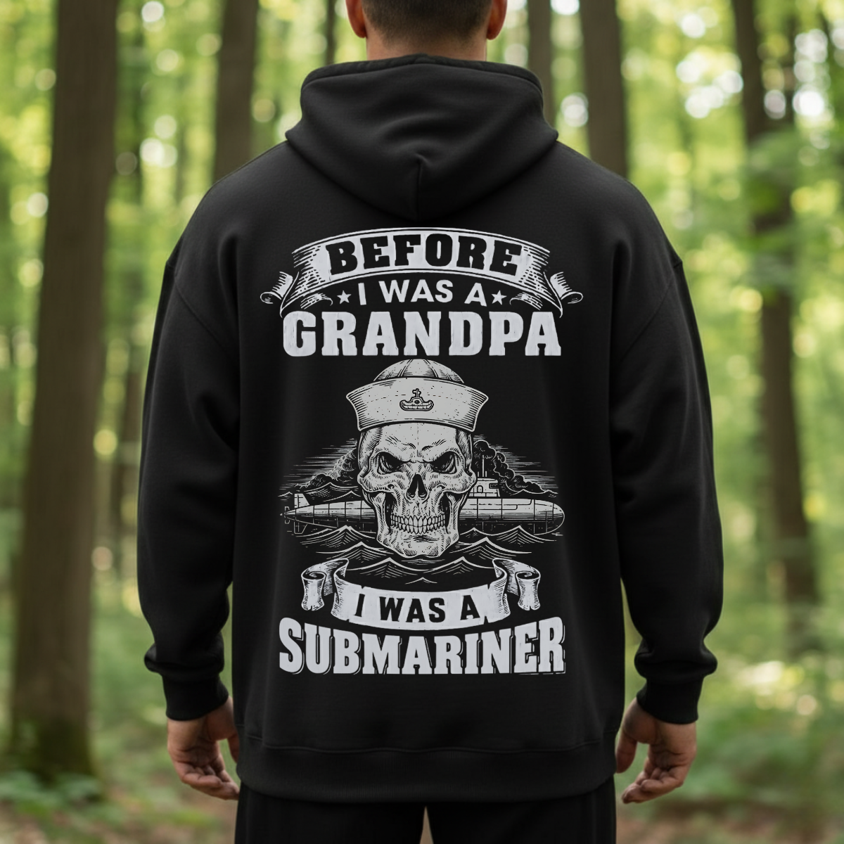 Submariner Veteran T-Shirt – Proud Navy Grandpa – Before I Was A Grandpa, I Was A Submariner