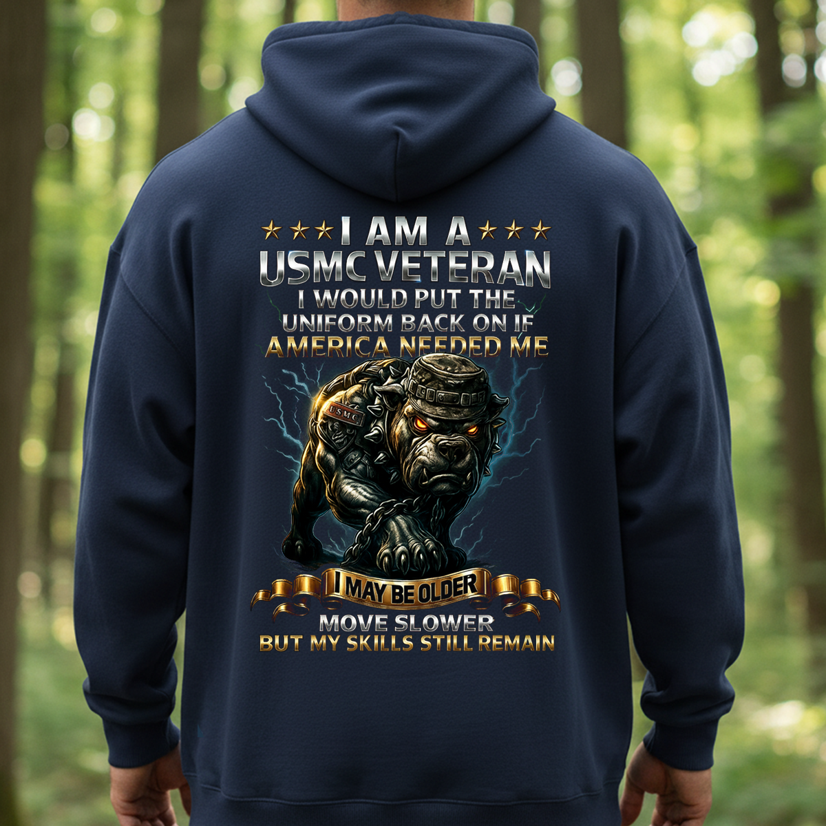 I Am a USMC Veteran Shirt – Proud Marine Corps Veteran Gift for Men, Patriotic Military T-Shirt