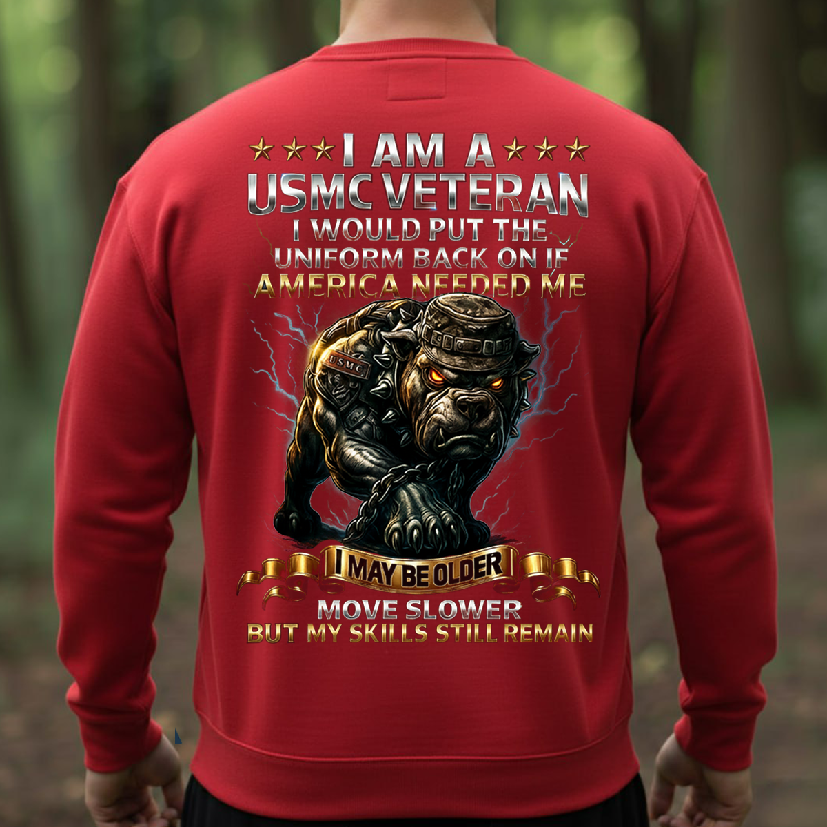 I Am a USMC Veteran Shirt – Proud Marine Corps Veteran Gift for Men, Patriotic Military T-Shirt
