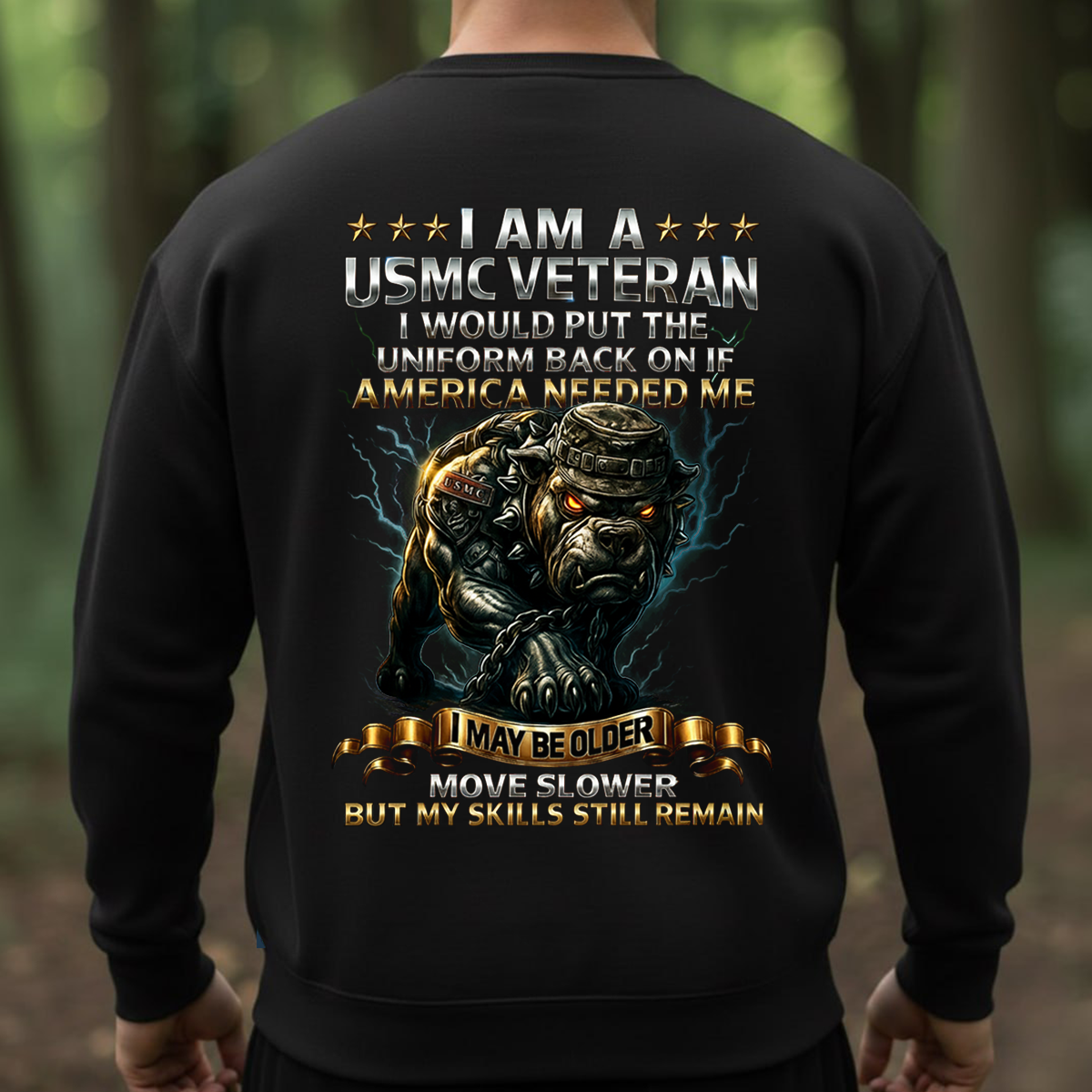 I Am a USMC Veteran Shirt – Proud Marine Corps Veteran Gift for Men, Patriotic Military T-Shirt