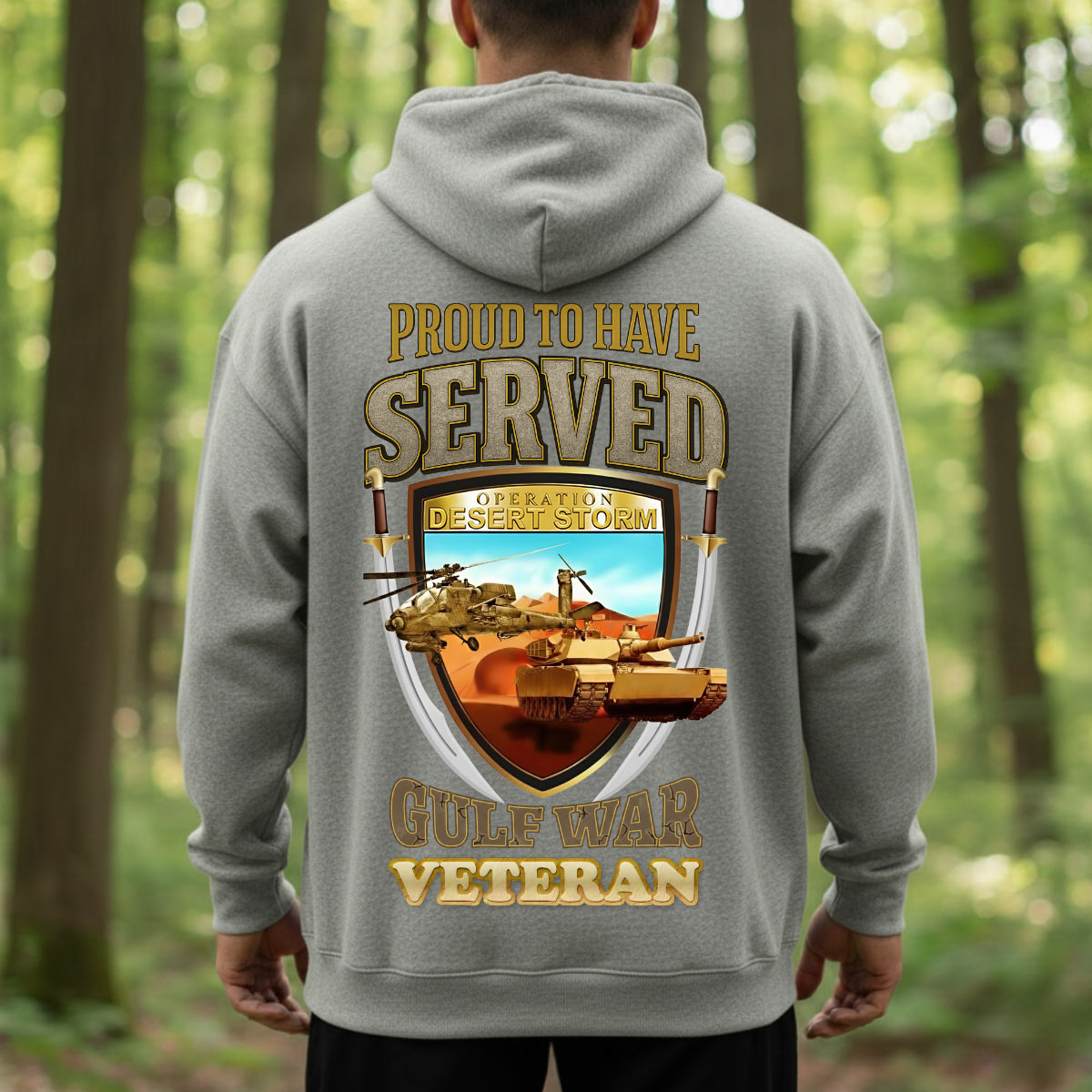 Gulf War Veteran Shirt – Proud To Have Served – Military Service Pride Tee