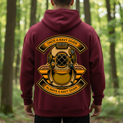 Veteran Shirt – Once A Navy Diver Always A Navy Diver Design