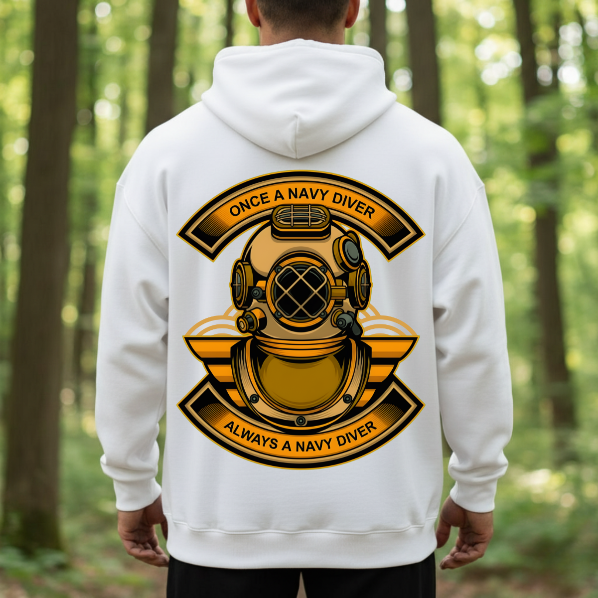 Veteran Shirt – Once A Navy Diver Always A Navy Diver Design